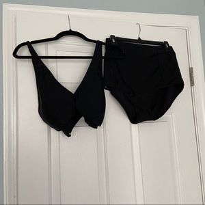 Plus size two piece swimsuit